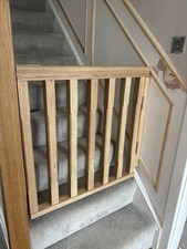 Bespoke stair gate, Oak Gate, Baby gate, Pet gate, Made to measure, Stair Gate
