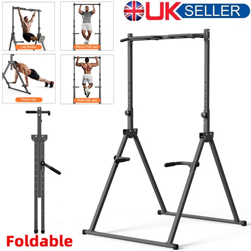 Foldable power tower - foldable, dip