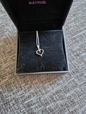h samuel silver heart necklace