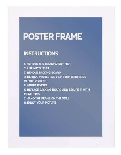 White maxi poster - maxi,