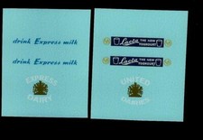 SPOT-ON 122/271 MILK FLOAT TRANSFERS/DECALS