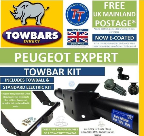 Flange towbar for - towbar,