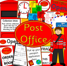 POST OFFICE role play - educational resource pack to PRINT