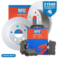 Quinton Hazell Rear Discs (Pair) & Rear Pads