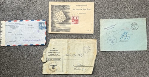 German ww2 envelopes - german, (four)