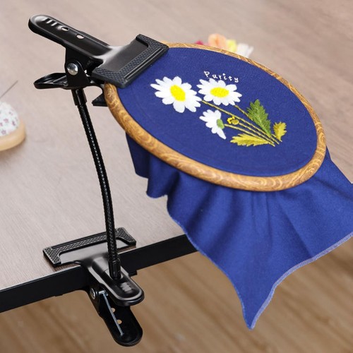 Embroidery hoop holder - embroidery, support