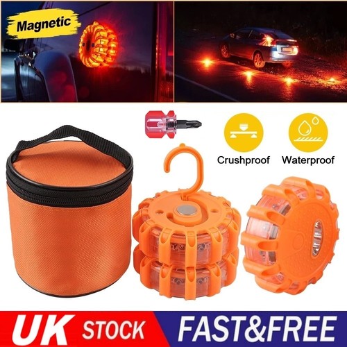 Led road flares emergency - 3x,