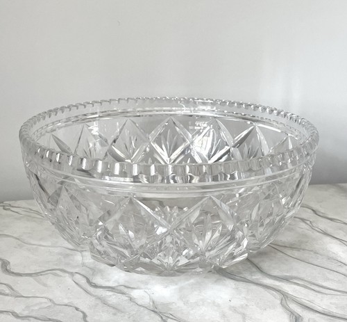 Antique stuart crystal - crystal, deep