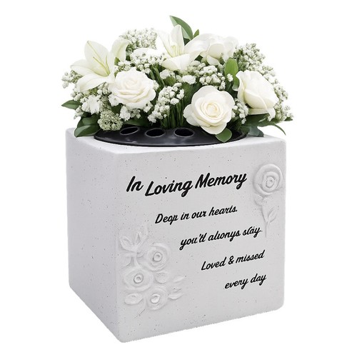 Memorial grave flower - memorial, pot