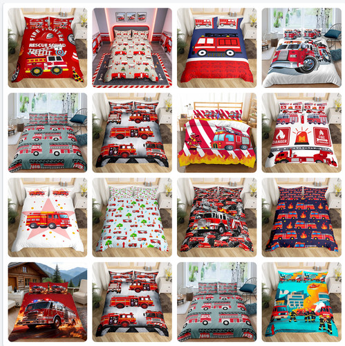Fire fighting truck - truck, duvet