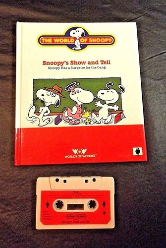 Talking snoopy book tape - talking,