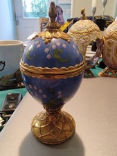 Vintage - House of Fabergé Musical Egg - Lily of the valley fantastic collectabl