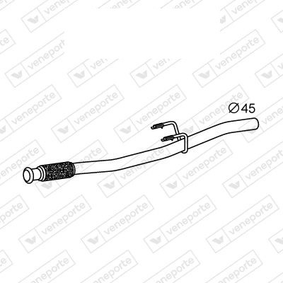 Exhaust pipe fits peugeot - peugeot, 206