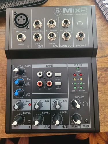Mackie mix5 compact mixer - mackie,