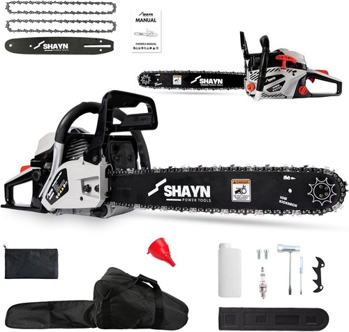 Petrol chainsaw 58cc bar - chainsaw,