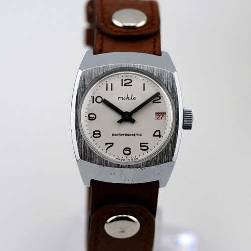 Ruhla antimagnetic date manual - date,
