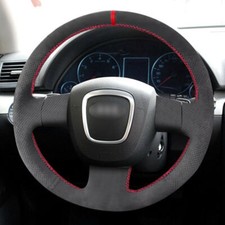 Suede Steering Wheel Leather