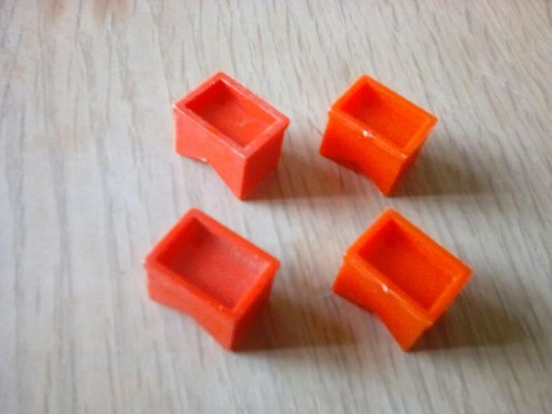 Bayko spare parts red - spare, chimney