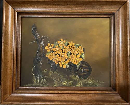 Mcgee signed original oil - p.,