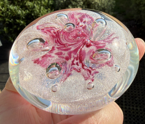 Caithness paperweight crystal - paperweight,