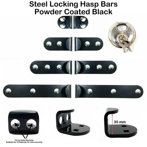 Padlocking security hasps - padlocking,