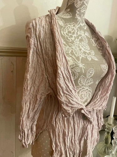Oska silk and metal pink