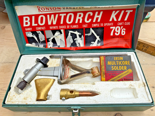 Ronson blowtorch kit vintage - ronson,