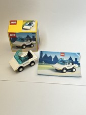 Lego white police car 1610 - lego,