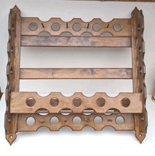 Large Wooden Hat Coat Stand