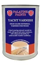 Yacht Varnish Clear High Gloss, Interior & Exterior,  Marine & Boat Varnish