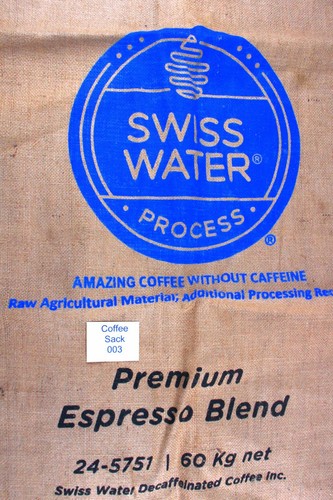 Decaffeinated hessian coffee - hessian,