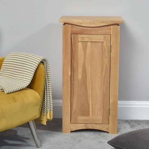 Solid oak small cupboard - oak,