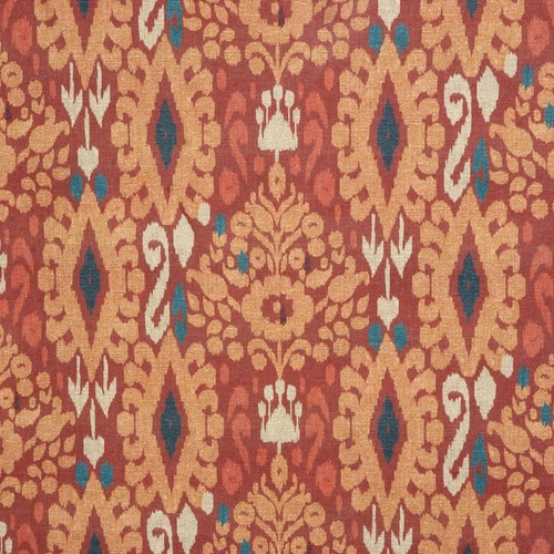 Zama ikat spice fabric - spice,
