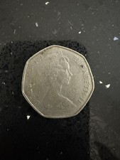 1969  Old Large Style 50p coin