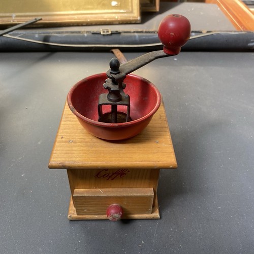 Vintage manual coffee grinder - vintage,