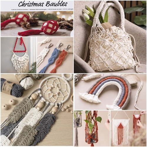 Macramé knotting craft kits - &,