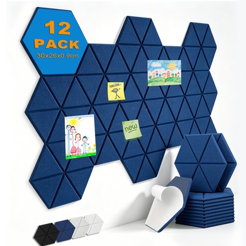 12x acoustic wall panel tiles - wall,