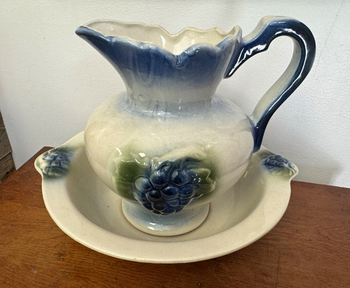 Ceramic pottery pitcher wash - pitcher, &