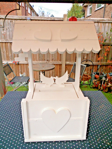 Wooden wedding wishing well - wedding,