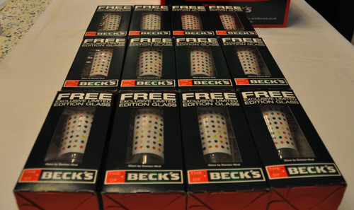 Becks damien hirst 12 - becks, x
