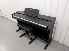 Yamaha Arius YDP-142 Digital Piano and stool in satin black stock #25508