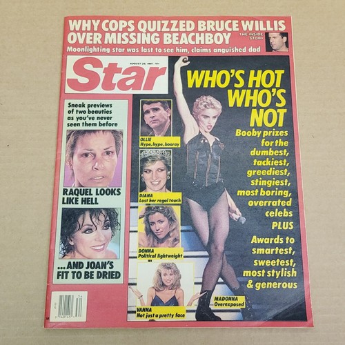 Star magazine aug 1987 - magazine,