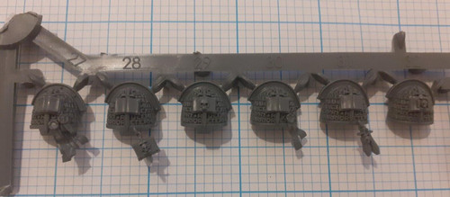 Shoulder pads grey - a,