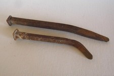 2 large antique Iron Nails