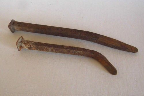Large antique iron nails - large,