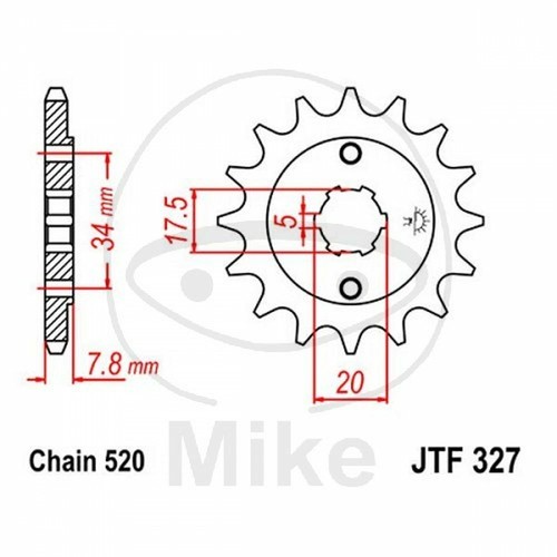 Sprocket z12 520 726 - z12,