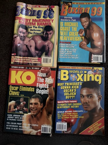 Assorted boxing magazines - assorted,