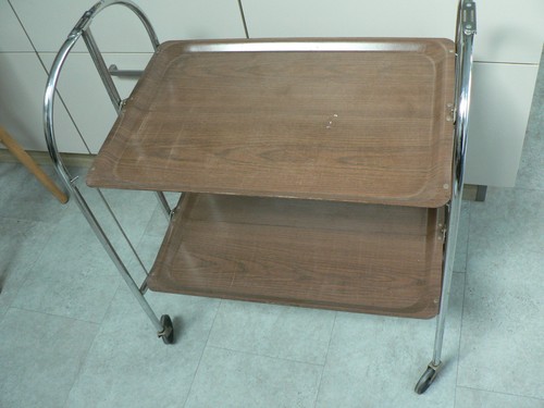 Vintage drinks trolley bar - drinks,