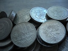 Bulk lot of 8 x 10f dix Franc