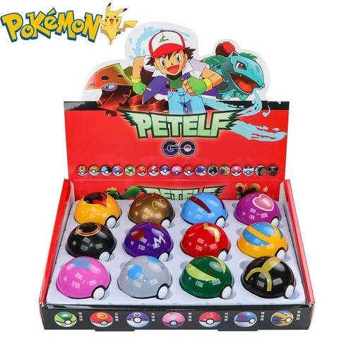 12pcs ball pokeball - ball,